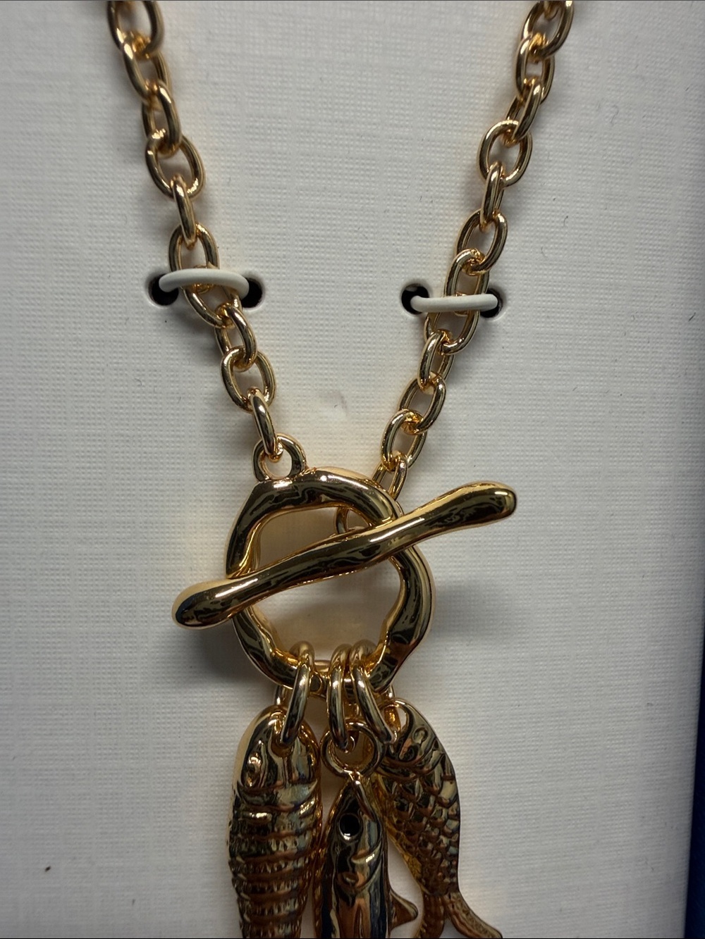 House of Harlow 1960 | Coastal Chic Fish Charm Toggle Necklace ✨ - Picture 6 of 8